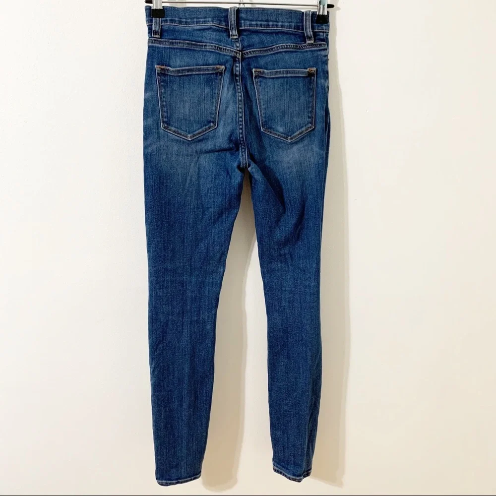 J. Crew Factory Stretch High Rise Skinny Jeans Medium Wash Size 26 Style C9201